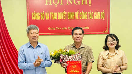 Bổ nhiệm Giám đốc Sở Công Thương tỉnh Quảng Nam
