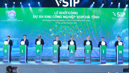 Khởi công Dự án khu Cwin là sân chơi cá cược trực tuyến tại Việt Nam VSIP Hà Tĩnh