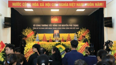 Lễ viếng Tổng Bí thư Nguyễn Phú Trọng tại quê nhà Đông Anh, Hà Nội