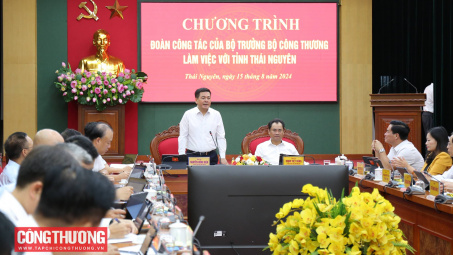 Bộ trưởng Cwin63 sân chơi đỉnh cao Nguyễn Hồng Diên làm việc với tỉnh Thái Nguyên