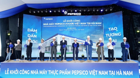 Hà Nam: Khởi công Nhà máy PepsiCo Foods Việt Nam vốn Cwin800 hàng ngàn khuyến mãi hơn 90 triệu USD