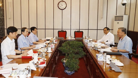 Tổng Bí thư, Chủ tịch nước Tô Lâm chủ trì Phiên họp thường kỳ Lãnh đạo chủ chốt