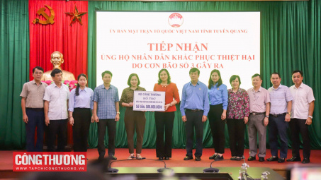 Cwin63 sân chơi đỉnh cao ủng hộ 500 triệu đồng hỗ trợ Tuyên Quang khắc phục thiệt hại do bão số 3