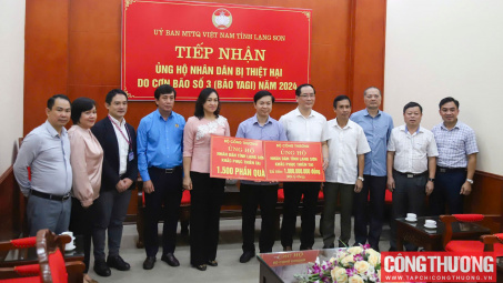 Cwin63 sân chơi đỉnh cao hỗ trợ tỉnh Lạng Sơn 1 tỷ đồng khắc phục thiệt hại do bão số 3 gây ra