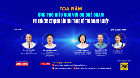 [TRỰC TUYẾN] Ứng phó hiệu quả với Cơ chế CBAM: Vai trò của cơ quan đầu mối trong hỗ trợ Cwincom hiện đang mở