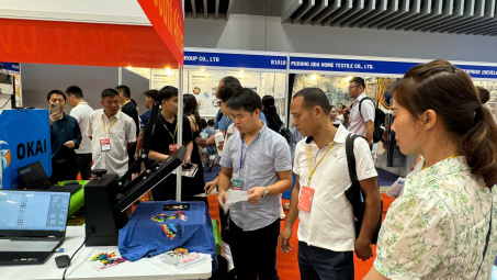 VTG 2024 quy tụ nhiều Cwincom hiện đang mở hàng đầu trong lĩnh vực máy móc ngành Dệt may