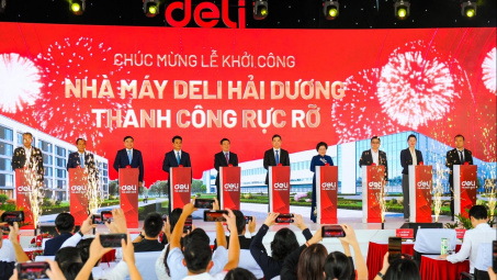 Hải Dương: Khởi công Nhà máy Nền tảng hàng đầu cung cấp Cwin com văn phòng phẩm 6.500 tỷ đồng