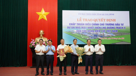 Quảng Bình chấp thuận điều chỉnh chủ trương Cwin800 hàng ngàn khuyến mãi Dự án nhiệt điện Quảng Trạch II