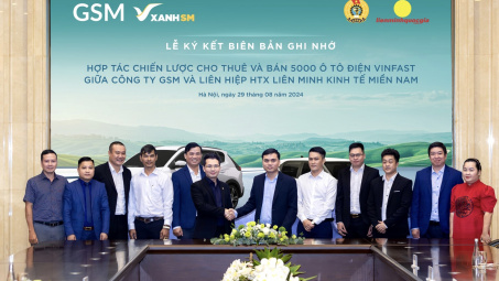 Liên hiệp taxi công nghệ lớn nhất Việt Nam “chốt đơn” 5.000 ô tô điện VinFast