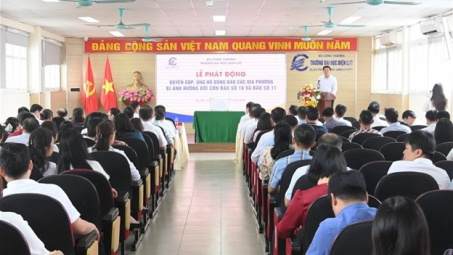 Trường Đại học Điện lực phát động quyên góp, chung tay ủng hộ đồng bào lũ