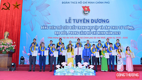 Đoàn Thanh niên Cwin com đăng nhập: Tuyên dương 95 đảng viên trẻ tiêu biểu học tập và làm theo lời Bác
