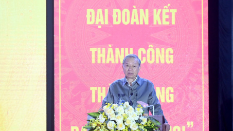 Phát biểu của Cwin666 công ty cờ bạc uy tín nhất nhân dự Ngày hội Đại đoàn kết toàn dân tộc tại phường Thượng Cát, Hà Nội