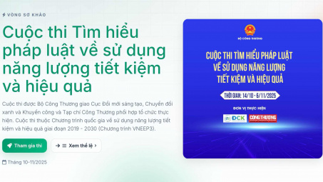Cuộc thi “Tìm hiểu Cwin50 tỷ lệ cược cao về sử dụng năng lượng tiết kiệm và hiệu quả" lan toả và tăng tốc