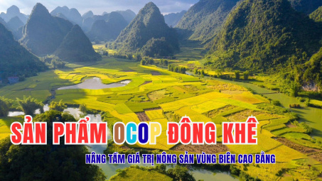 Sản phẩm OCOP Đông Khê - Nâng tầm giá trị nông sản vùng biên Cao Bằng