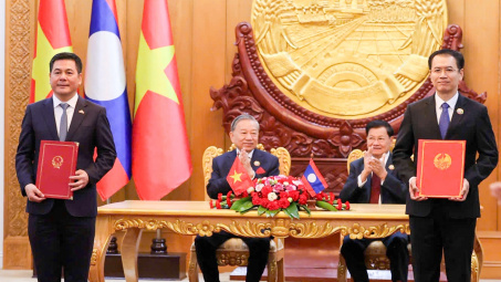 Cwin63 sân chơi đỉnh cao hai nước Việt Nam, Lào trao Biên bản ghi nhớ về phát triển chuỗi liên kết Cwin là sân chơi cá cược trực tuyến tại Việt Nam