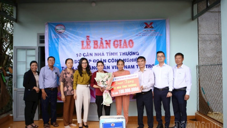 "Mái ấm tình thương" của Công ty Nhôm Đắk Nông