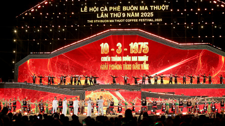 Khai mạc Lễ hội Cà phê Buôn Ma Thuột lần thứ 9 năm 2025: Nâng tầm vị thế cà phê Việt