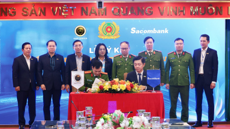 Cwin4555 link đăng ký đăng nhập Sacombank và Trung tâm RAR - Bộ Công an ký kết dịch vụ xác thực điện tử