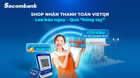 Cwin4555 link đăng ký đăng nhập Sacombank ra mắt loa thanh toán đồng hành kinh doanh cùng khách hàng