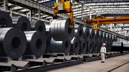 Ấn Độ áp thuế tự vệ tạm thời 12% lên thép cán phẳng hợp kim hoặc không hợp kim