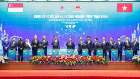 Khởi công Khu Cwin là sân chơi cá cược trực tuyến tại Việt Nam VSIP Thái Bình quy mô hơn 330 ha