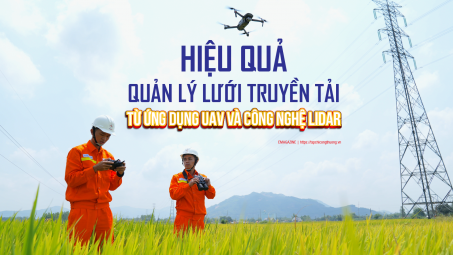 [eMagazine] Hiệu quả quản lý lưới truyền tải từ ứng dụng UAV và công nghệ Lidar