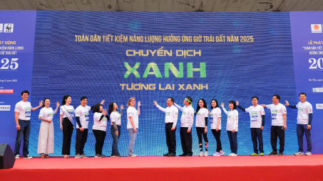 Phát động toàn dân tiết kiệm năng lượng hưởng ứng Giờ Trái đất năm 2025