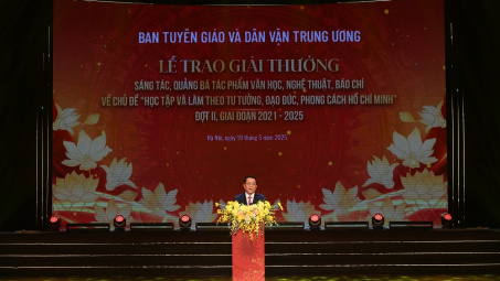 HABECO đồng hành cùng Lễ Trao giải văn học, nghệ thuật, báo chí tiêu biểu học tập và làm theo Bác Hồ