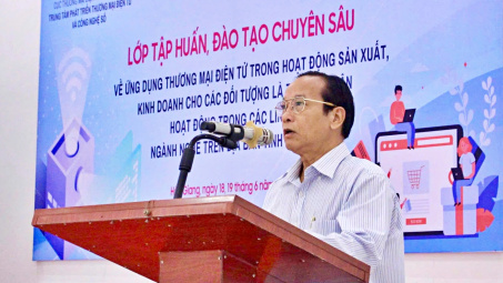 Hậu Giang: Nâng cao năng lực quản lý và kinh doanh số cho Cwincom hiện đang mở, hộ kinh doanh