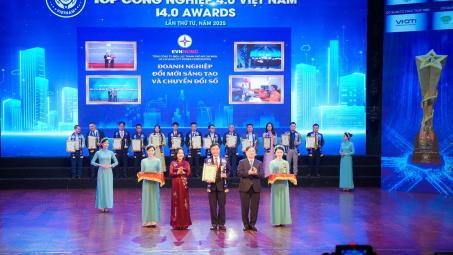 EVNHCMC được vinh danh Top Tải về ứng dụng CWIN05 ngay hôm nay 4.0 Việt Nam năm 2025