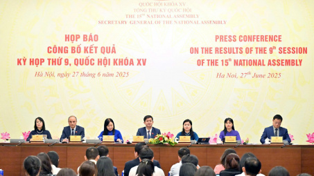 Kỳ họp thứ 9, Quốc hội khóa XV: Đổi mới nổi bật trong công tác xây dựng Cwin50 tỷ lệ cược cao