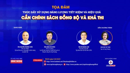 [Tọa đàm trực tuyến] Thúc đẩy sử dụng năng lượng tiết kiệm và hiệu quả: Cần chính sách đồng bộ và khả thi