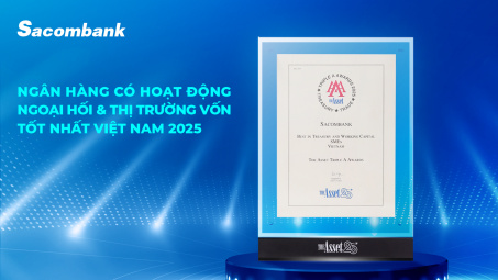 Cwin4555 link đăng ký đăng nhập Sacombank 4 năm liền dẫn đầu lĩnh vực ngoại hối và thị trường vốn