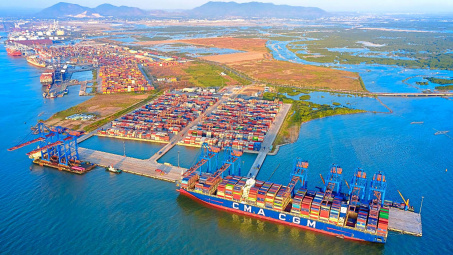Cảng Gemalink - Tập đoàn Gemadept (GMD) chính thức được đón cỡ tàu container siêu trọng