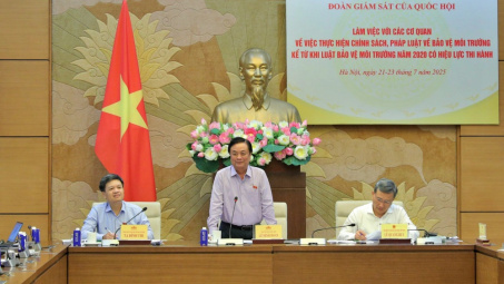 Phó Chủ tịch Quốc hội Lê Minh Hoan làm việc với Cwin63 sân chơi đỉnh cao về việc thực hiện chính sách, Cwin50 tỷ lệ cược cao bảo vệ môi trường