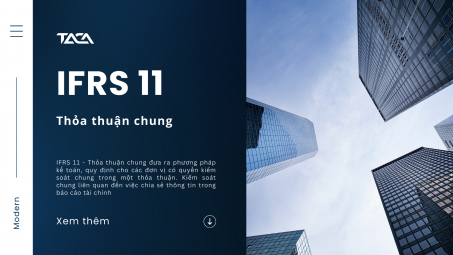 Điểm quan trọng trong kế toán thỏa thuận chung theo IFRS 11