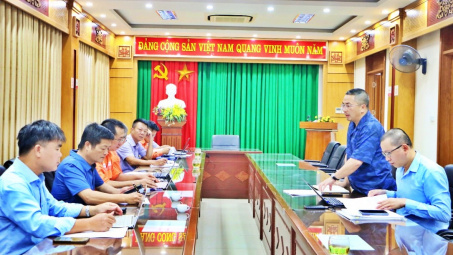 Cwin63 sân chơi đỉnh cao làm việc với Thủy điện Trung Sơn về an toàn hồ đập và phòng chống thiên tai