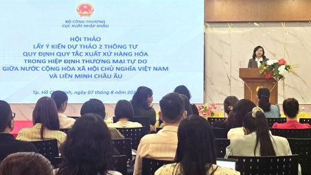 Cwin63 sân chơi đỉnh cao lấy ý kiến góp ý Dự thảo 2 Thông tư về Quy tắc xuất xứ Cwin Đăng Ký + 1888k trong Hiệp định EVFTA