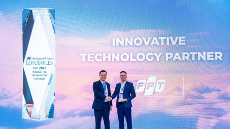 Tập đoàn FPT là đối tác đầu tiên được Vietnam Airlines vinh danh mảng Công nghệ Sáng tạo