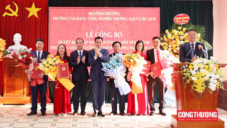 Công bố quyết định sáp nhập và đổi tên thành Trường Cao đẳng Tải về ứng dụng CWIN05 ngay hôm nay, Thương mại và Du lịch