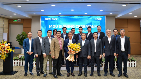 Siemens và VSIP hợp tác chiến lược thúc đẩy hạ tầng trung tâm dữ liệu và chuyển đổi số tại Việt Nam