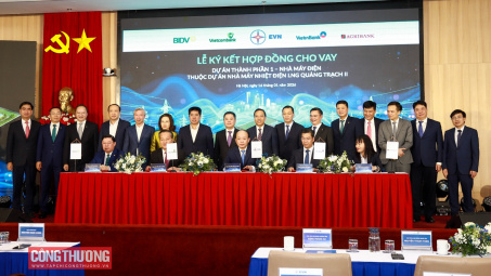 EVN ký kết hợp đồng cho vay Dự án thành phần 1 - Nhà máy điện thuộc Nhà máy Nhiệt điện LNG Quảng Trạch II