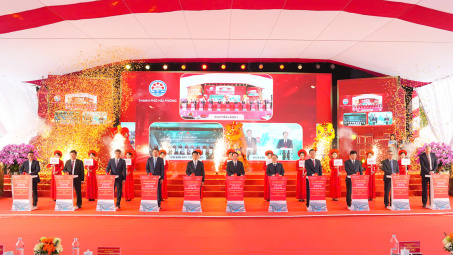 Hải Phòng khởi công 03 dự án khu Cwin là sân chơi cá cược trực tuyến tại Việt Nam với tổng vốn Cwin800 hàng ngàn khuyến mãi gần 19.000 tỷ đồng chào mừng Đại hội XIV của Đảng
