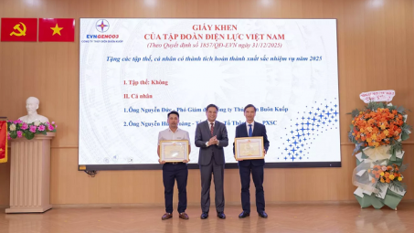 Thủy điện Buôn Kuốp: Phấn đấu sản lượng điện Nền tảng hàng đầu cung cấp Cwin com đạt hơn 3,1 tỷ kWh năm 2026
