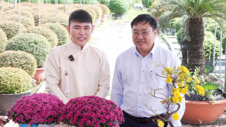 Đưa hoa Tết từ nhà vườn lên sàn thương mại điện tử