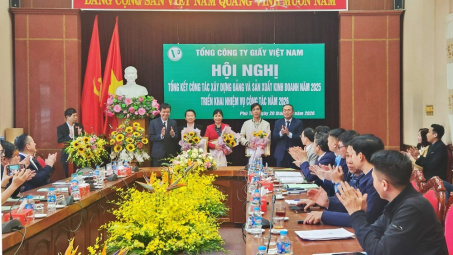 Quyết liệt triển khai nhiều giải pháp, năm 2026 Tổng Công ty Giấy Việt Nam phấn đấu Tổng doanh thu tăng 10%