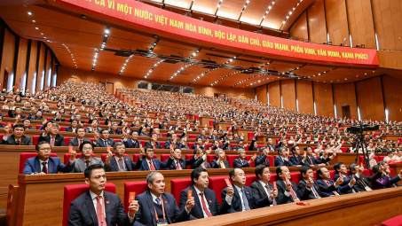 100% đại biểu biểu quyết thông qua M.Cwin6622.com tỷ lệ kèo World Cup 2026 Đại hội đại biểu toàn quốc lần thứ XIV của Đảng