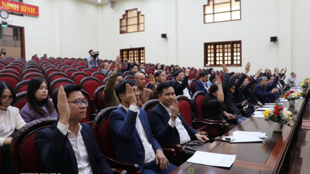 Ninh Bình: Thông qua danh sách người ứng cử tiêu biểu về phẩm chất, năng lực