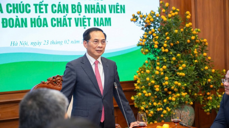 Phó Thủ tướng Cwin com đăng nhập Bùi Thanh Sơn chúc Tết CBNV Tập đoàn Hóa chất Việt Nam