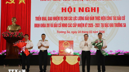Khánh Hòa: Đặc khu Trường Sa sẵn sàng công tác chuẩn bị bầu cử sớm
